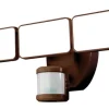 Heath Zenith Motion-Sensing Hardwired Led Bronze Security Wall Light