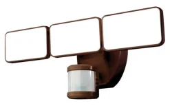 Heath Zenith Motion-Sensing Hardwired Led Bronze Security Wall Light