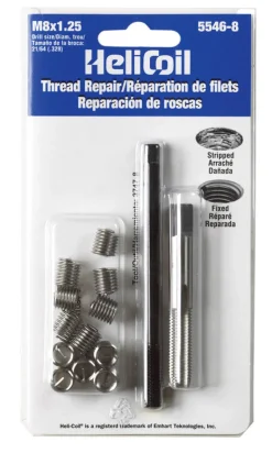 Heli-Coil 1-1/4 in. Stainless Steel Thread Repair Kit M8 x 1.25
