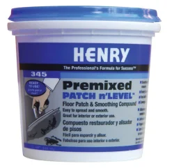 Henry 345 Premixeed Ready to Use Gray Patch and Leveler 1 qt