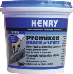 Henry 345 Premixeed Ready to Use Gray Patch and Leveler 1 qt