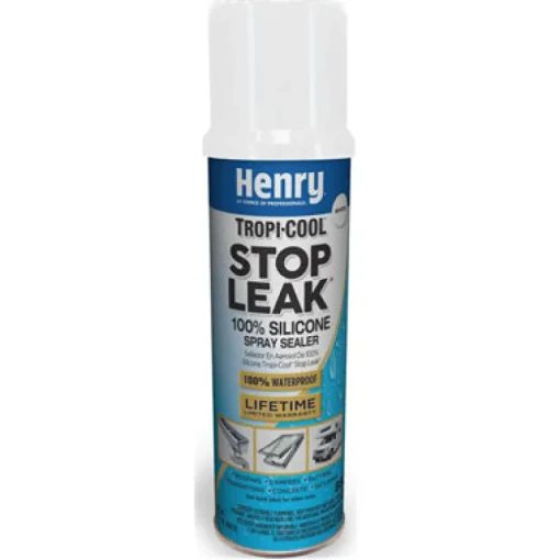 Henry Tropi-Cool Stop Leak White Silicone Roof Sealant 14.1 oz. (Pack of 12)