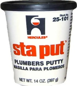 Hercules Sta Put White Plumbers Putty 14 oz