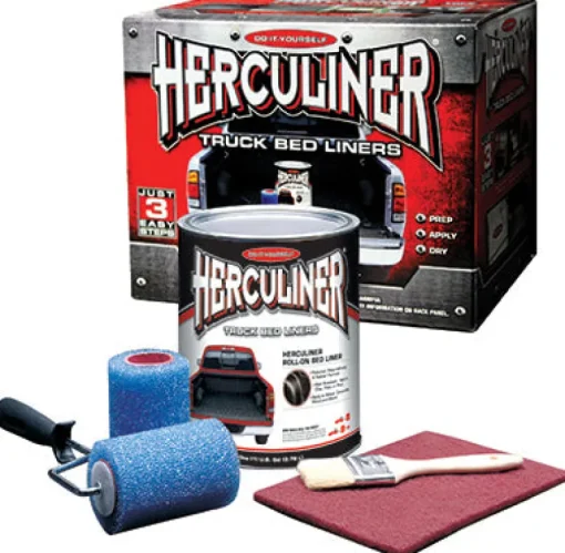 Herculiner Black Truck Bed Coating Kit 1 gal