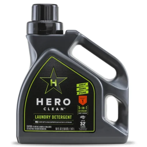 Hero Clean Juniper Scent Laundry Detergent Liquid 50 oz. (Pack of 6)