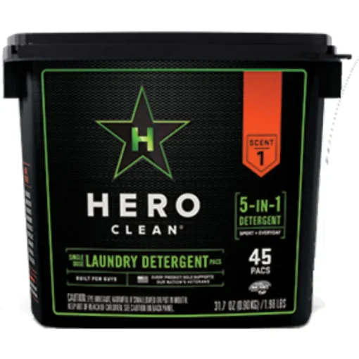 Hero Clean Juniper Scent Laundry Detergent Pod 45 45 pk (Pack of 4)