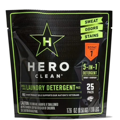 Hero Clean Juniper Scent Laundry Detergent Pod 25 25 pk (Pack of 6)