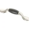 Hickory Hardware P796-SNB 3" Satin Nickel/Black Tranquility Cabinet Pull