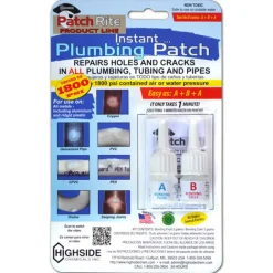 Highside Chemicals Patch Rite Clear Instant Plumbing Patch
