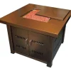 Hiland Fire Pit Gas 15 Ft. Dia., 17 ", 38 "