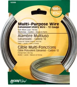 Hillman 0.101 - 0.106 in. D X 100 ft. L Galvanized Steel 12 Ga. Wire