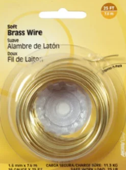 Hillman 25 ft. L Brass 16 Ga. Wire (Pack of 10)