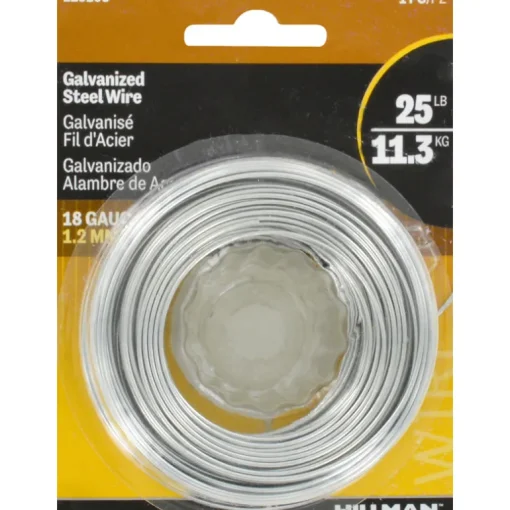 Hillman 110 ft. L Galvanized Steel 18 Ga. Wire (Pack of 6)