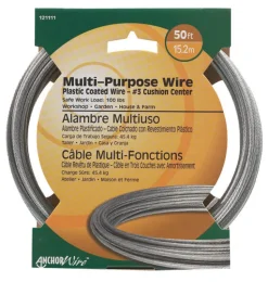 HILLMAN 50 ft. L Galvanized Steel 19 Ga. Wire