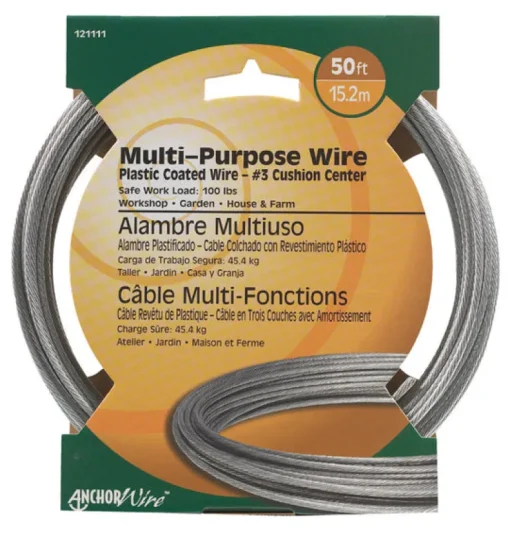 HILLMAN 50 ft. L Galvanized Steel 19 Ga. Wire