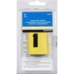 Hillman 1 in. Card Stock Heavy Duty Stencil Set 47 pk (Pack of 5)