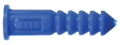 Hillman 0.164 in. D X 1-1/4 in. L Plastic Round Head Ribbed Anchor 100 pk