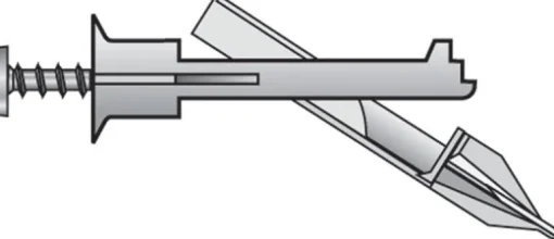 Hillman .138 in. D X 2-1/2 in. L Zinc Pan Head Zip Toggle Anchors 10 pk