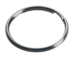 Hillman 1-1/2 In. Dia. Tempered Steel Silver Split Rings/Cable Rings Key Ring