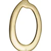 Hillman 4 in. Gold Brass Nail-On Number 0 1 pc (Pack of 3)