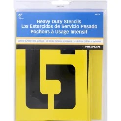 Hillman 6 in. Heavy Duty Stencil Set 38 pk