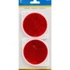 Hillman 3 in. Round Red Reflectors 2 pk (Pack of 6)