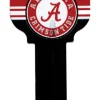 Hillman Alabama Crimson Tide Painted Key House/Office Universal Key Blank Single sided (Pack of 6)