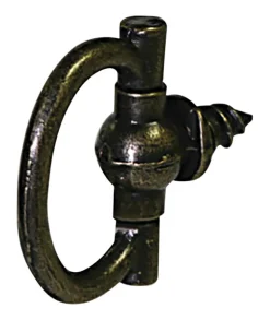 HILLMAN AnchorWire Antique Oval Ring Hanger Brass 2 pk 2 lb. (Pack of 10)