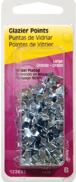 Hillman AnchorWire Glazier Points 50 pk (Pack of 6)