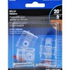 Hillman AnchorWire Plastic Coated Heavy Duty Mirror Holder Kit 4 lb. 4 pk Plastic (Pack of 10)