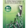 Hillman AnchorWire Silver Conventional Picture Hanger 20 lb. 8 pk (Pack of 10)