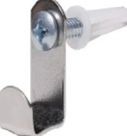 Hillman AnchorWire Silver Hidden Mirror Holder 20 lb. 2 pk (Pack of 10)