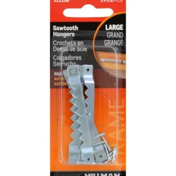 Hillman AnchorWire Steel Zinc Silver Large Self-Leveling Hanger 1 lb. 5 pk (Pack of 10)