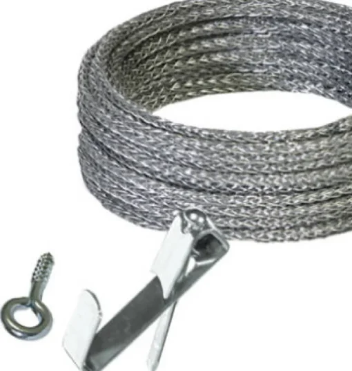 Hillman AnchorWire Steel-Plated Conventional Picture Hanging Set 20 lb. 5 pk (Pack of 10)