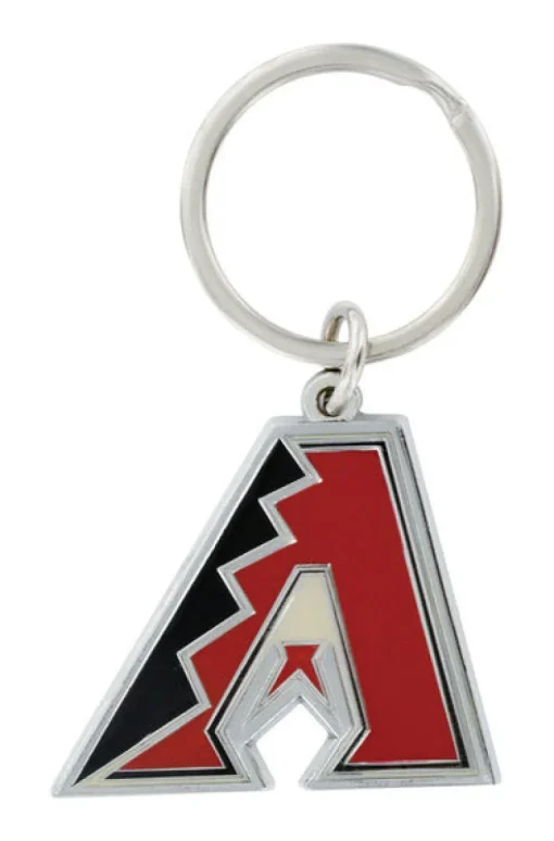Hillman Arizona Diamondbacks Metal Silver Key Chain (Pack of 3)