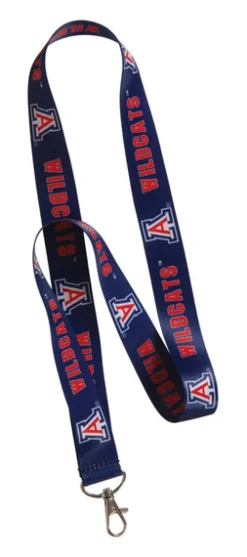 Hillman Arizona Wildcats Polyester Multicolored Decorative Key Chain Lanyard (Pack of 6)
