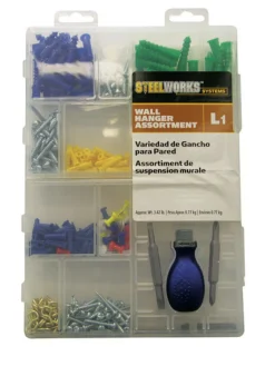 HILLMAN Assorted Picture Hanging Set 408 pk