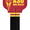 Hillman ASU Sun Devils Painted Key House/Office Universal Key Blank Single sided (Pack of 6)