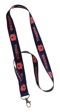 Hillman Auburn Tigers Polyester Multicolored Decorative Key Chain Lanyard (Pack of 6)