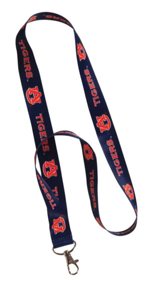 Hillman Auburn Tigers Polyester Multicolored Decorative Key Chain Lanyard (Pack of 6)