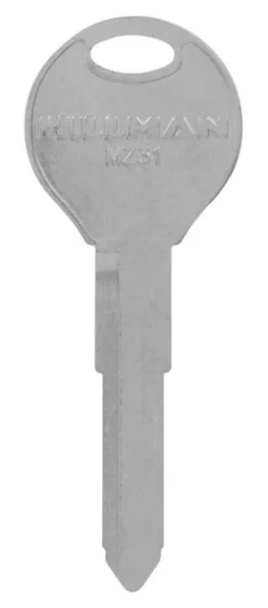 Hillman Automotive Key Blank Double sided For Mazda (Pack of 10)