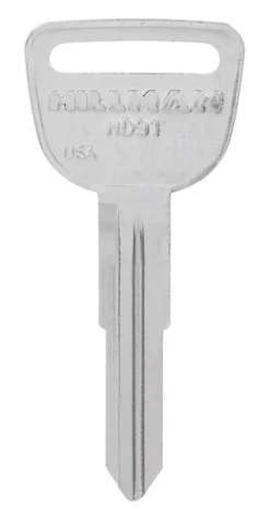 HILLMAN Automotive Key Blank Double sided For Honda (Pack of 10)