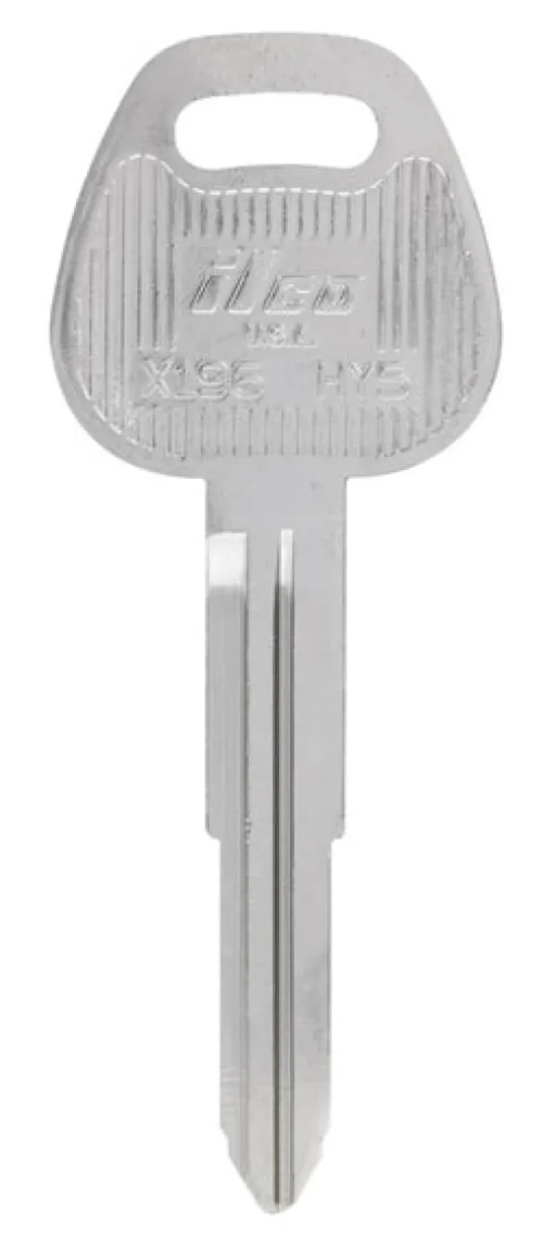 Hillman Automotive Key Blank HY5/HY4 Double sided For Hyundai (Pack of 10)