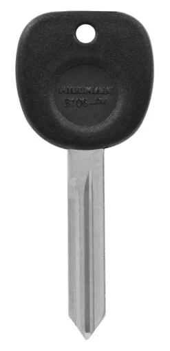 Hillman Black & Silver Brass Automotive B106PH Double Sided Key Blank for GM (Pack of 5)