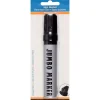Hillman Black Chisel Tip Jumbo Marker 1 pk (Pack of 3)