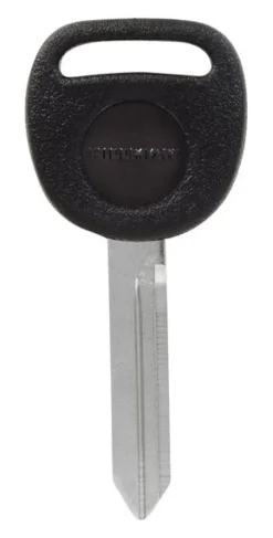 Hillman Black/Silver Brass 2-Sided B102PH Automotive Key Blank for GM (Pack of 5)