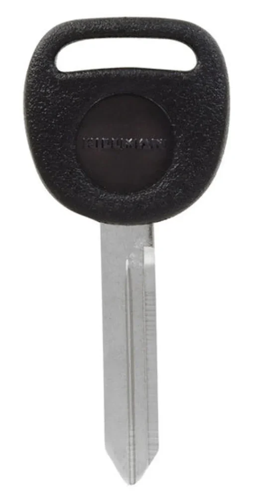 Hillman Black/Silver Brass 2-Sided B102PH Automotive Key Blank for GM (Pack of 5)
