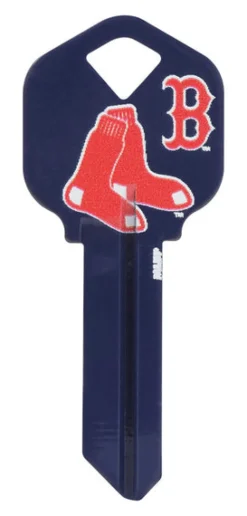 Hillman Boston Red Sox Painted Key House/Office Universal Key Blank (Pack of 6)