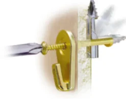 Hillman Brass Extra Heavy Duty Megahook Kit Specialty Picture Hanger 75 lbs. (Pack of 5)