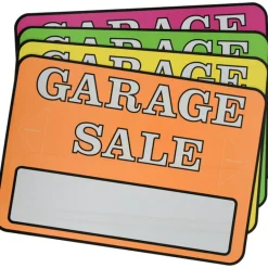 Hillman English Assorted Garage Sale Sign Kit 8 in. H X 12 in. W (Pack of 6)